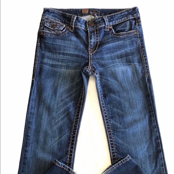 Kut From The Kloth Jeans Size 4 Thick Stitch Boot Cut Dark Wash - Picture 5 of 8